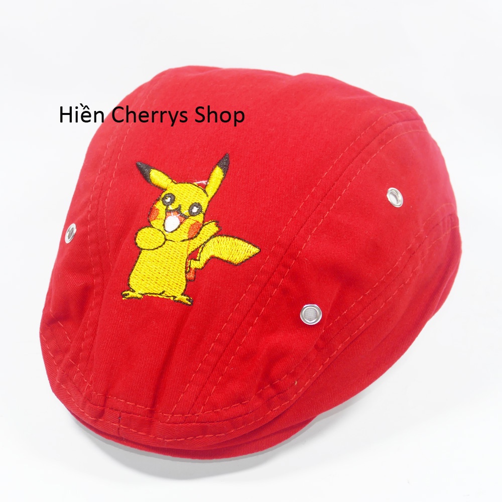 Nón mỏ vịt trẻ em Pokemon &amp; con nhện phong cách năng động cho bé từ1 đến 3 tuổi
