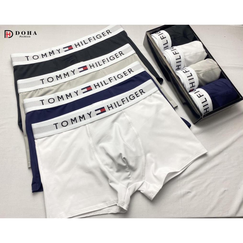 COMBO 4 Quần Lót Nam Thun Lạnh Co Giãn 4 Chiều TOMMY - Quần Lót Nam TOMMY Cao Cấp (DUITM)