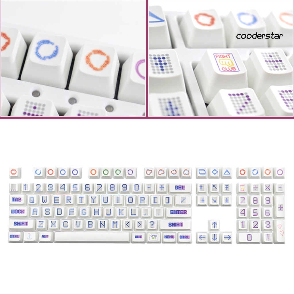 Bộ 104 Nắp Bàn Phím Cơ Mini Thay Thế Thông Dụng Cho Pc