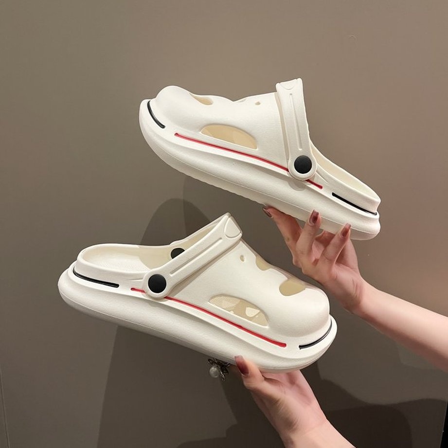 Dép Sandal Eva Đế Dày Màu Trơn Thời Trang Mùa Hè 2022 Cho Nữ