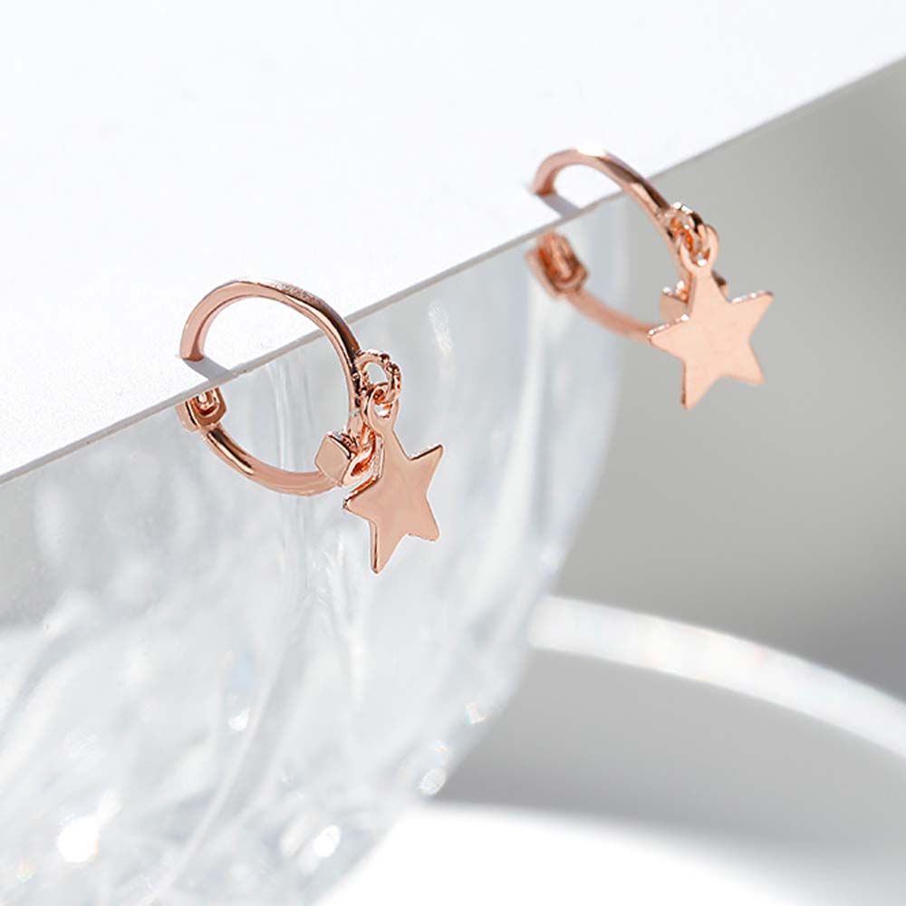 Khuyên tai hình trái tim / thánh giá bằng hợp kim nhiều màu thời trang Hàn Quốc cho nữ