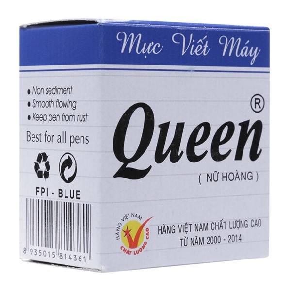 Mực Queen Xanh (lọ)