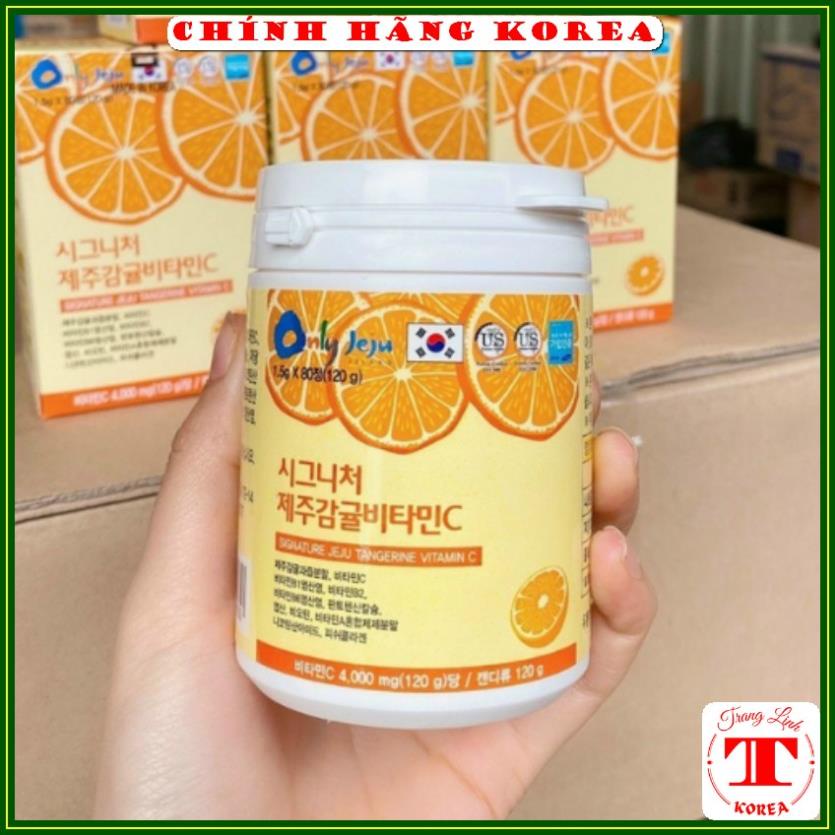 Vitamin C JEJU hàn quốc, hộp 500g - Viên uống Vitamin C - Tăng đề kháng, sức khỏe, chống lão hóa - thuylinh