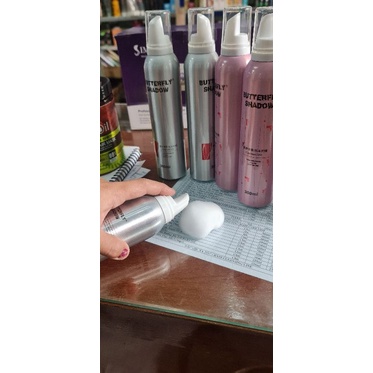 Mousse tạo kiểu BUTTERFLY SHADOW foam mút bọt  Chính Hãng  mùi thơm tinh tế sang trọng giữ nếp lọn tóc uốn xoăn cấp ẩm