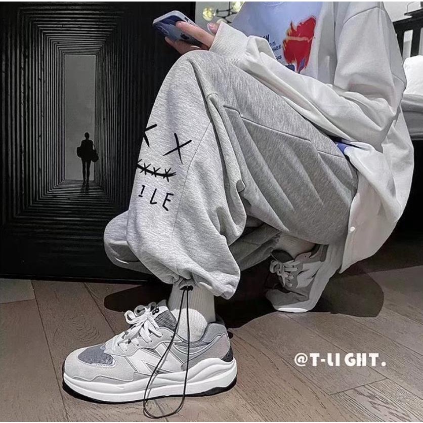 Quần Dài Thể Thao hip hop In Họa Tiết graffiti Mẫu Mới Dành Cho Nam Size M-5XL