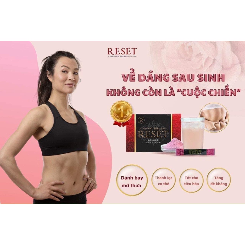Men vi sinh RESET giảm cân thải độc Fujicosmetics thanh lọc cơ thể