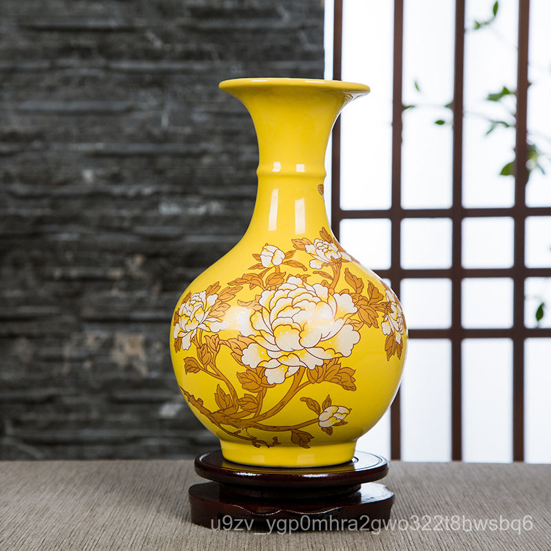 Jingdezhen Gốm Sứ Đỏ Bình Nhỏ Trang Trí Phòng Khách Sắp Xếp Nhỏ Sứ Trang Trí Đám Cưới Nhà Trang Trí Nội Thất