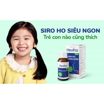 Siro Heviho – Hỗ trợ điều trị ho đờm, viêm phế quản cho trẻ 100ml