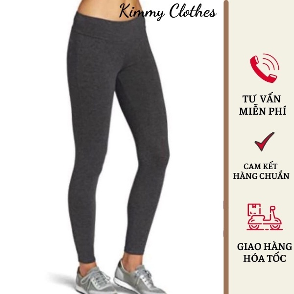 Quần legging, quần legging lửng, ngố, cạp cao bản to chất cotton siêu co giãn