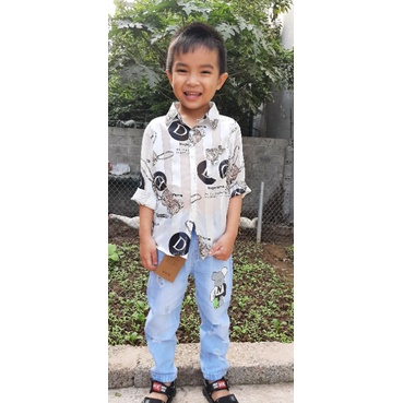 Áo sơ mi các mẫu cho bé trai