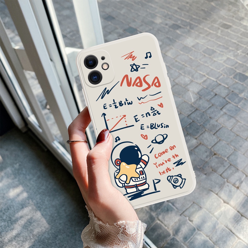 Ốp điện thoại in hình phi hành gia NASA cho Xiaomi Mi 11 11X lite Pro Ultra Xiaomi Poco X3 F3 Xiaomi Mi 10 10T 9T Pro Lite H04
