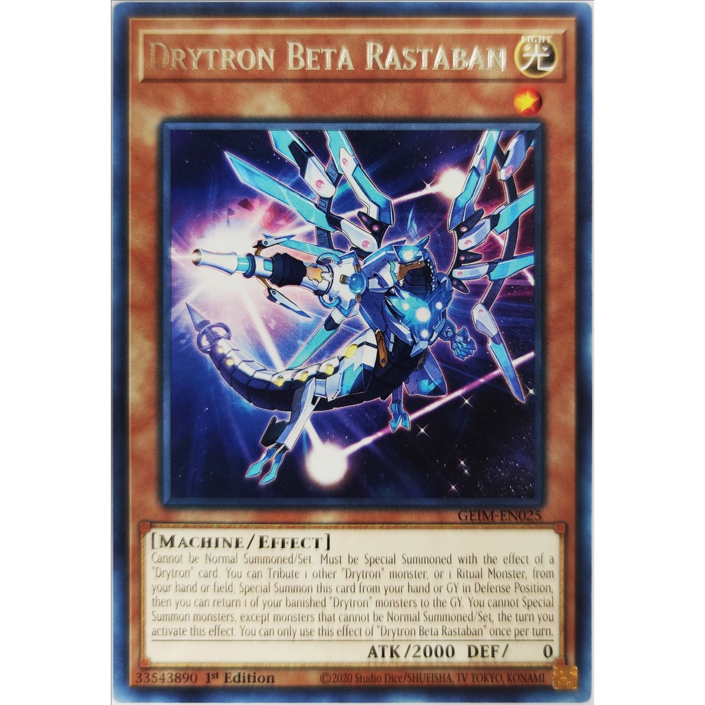 [Thẻ Yugioh] Drytron Beta Rastaban |EN| Rare