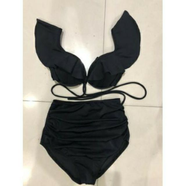 Bikini 2 Mảnh Cánh Tiên, Cap Cao Cực Sexy, Áo Tắm Phối Bèo Đi Biển Nâng Ngực SAVVY | BigBuy360 - bigbuy360.vn