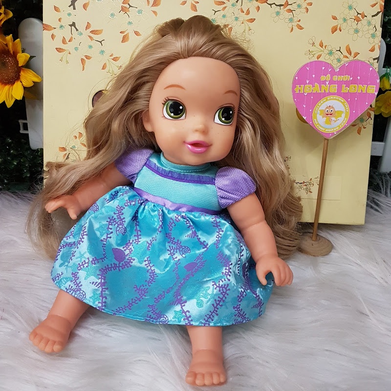 Búp Bê Disney Mỹ Sơ Sinh Thân gòn 30 cm - Disney Princess Deluxe Baby Doll 12.5 inch (hàng tồn kho)