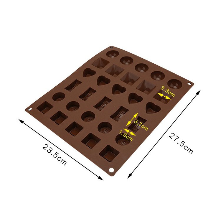 Khuôn Silicon Làm Chocolate Làm Thạch Làm Bánh Dễ Thương