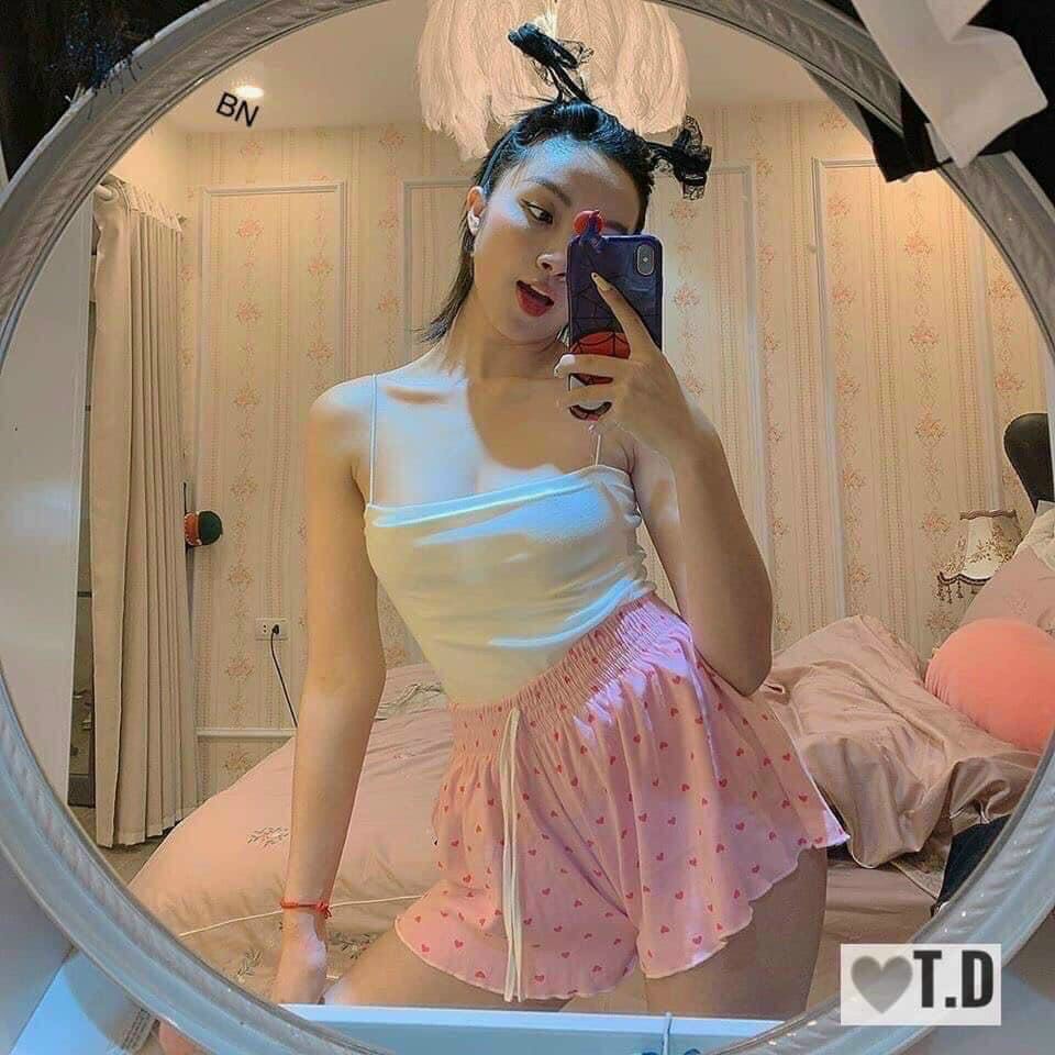 Quần Đùi Nữ Thái Họa Tiết Chân Bèo Chất Thun Mát - Quần Short Nữ Mặc Ở Nhà Siêu Thoáng Mát | BigBuy360 - bigbuy360.vn