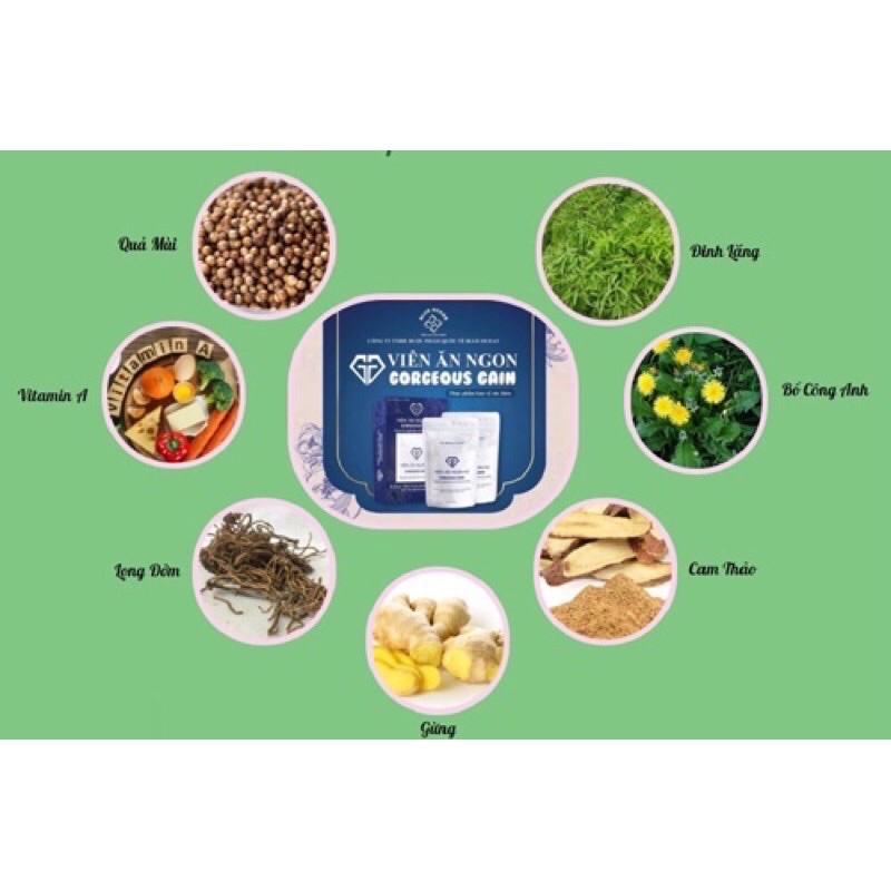 [CHÍNH HÃNG ]Viên ăn ngon GG Goreous giúp ăn ngon ngủ ngon-100% tăng cân an toàn,hiệu quả-Mẫu mới | BigBuy360 - bigbuy360.vn