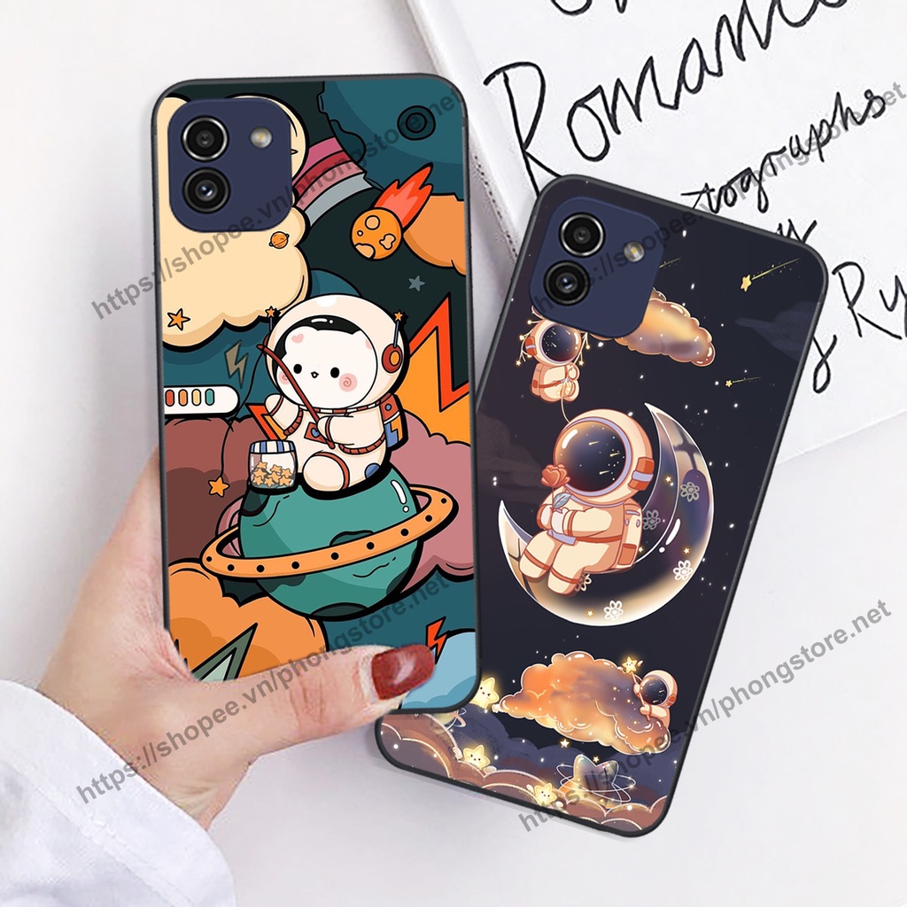 Ốp lưng Samsung A03 / A03 Core vũ trụ phi hành gia cực hot siêu cute-rẻ-bền