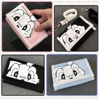 Ví ngắn Bernice Thỏ SS2 màu Đen - Đen Trắng - Hồng - Xanh Blue - Xanh Mint (Wallet Bernice Rabbit SS2)