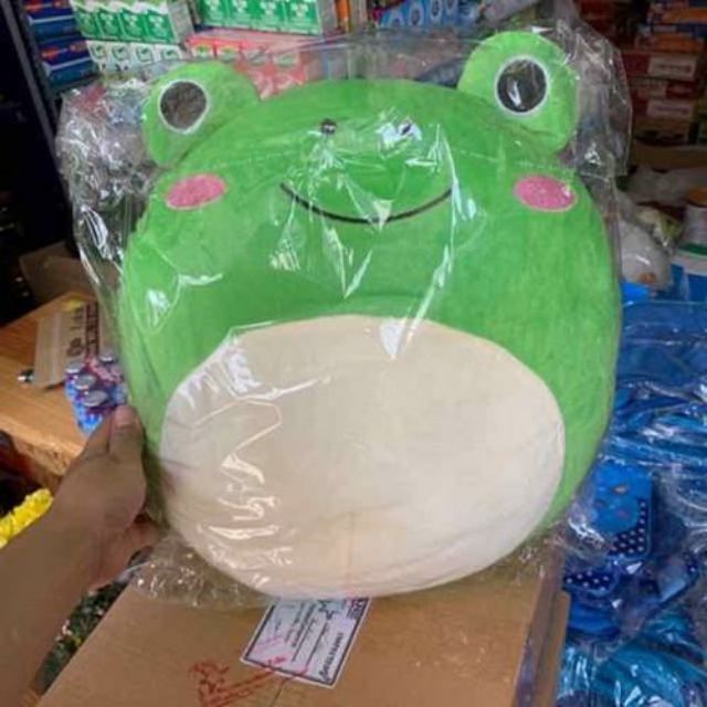 #Gối _ôm_ mèo_ tròn , ếch_ xanh_ Bobby#