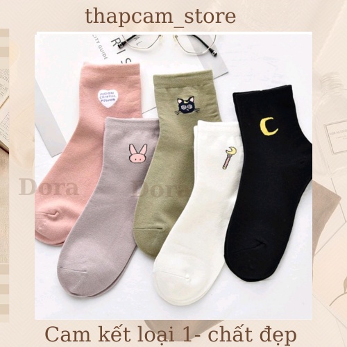 TẤT nữ cổ cao hình CHÌA KHÓA xinh