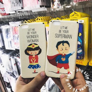 Ốp đôi wonder woman và superman