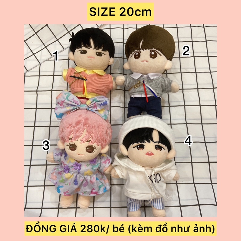 | DOLL 20cm| Nhượng Đồng giá 280k, 300k