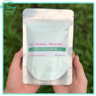 Mặt nạ dẻo collagen bạc hà handmade 100gr