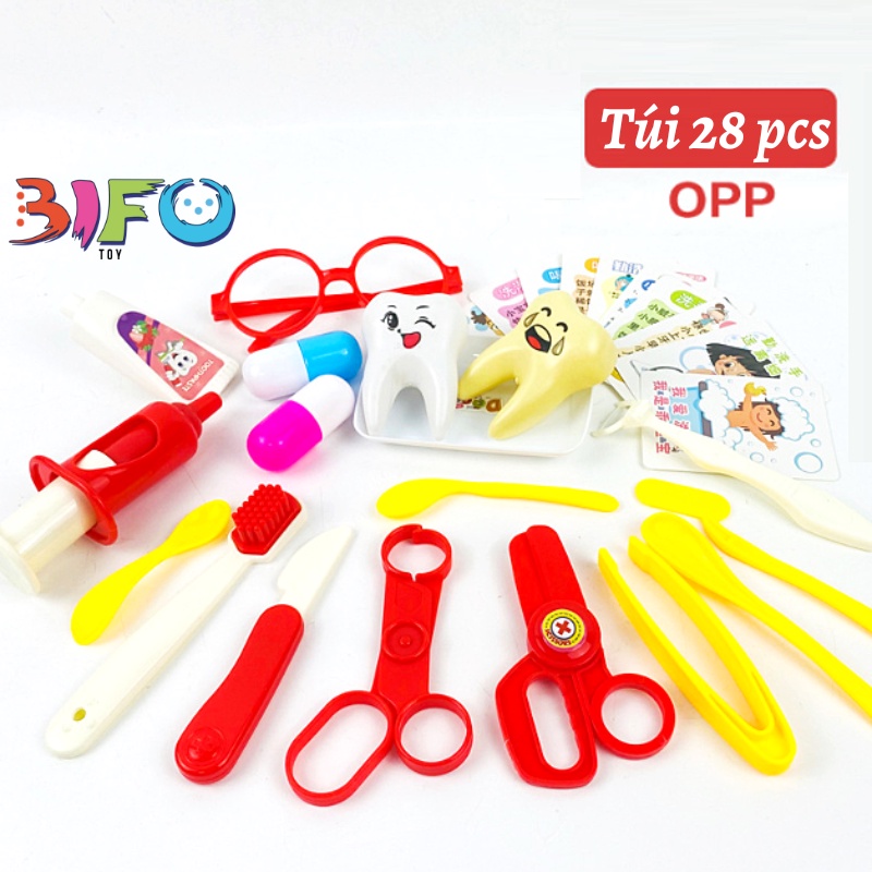 Vali bác sĩ bộ đồ chơi hướng nghiệp nhập vai quà tặng giúp bé phát triển tư duy và trí tưởng tượng