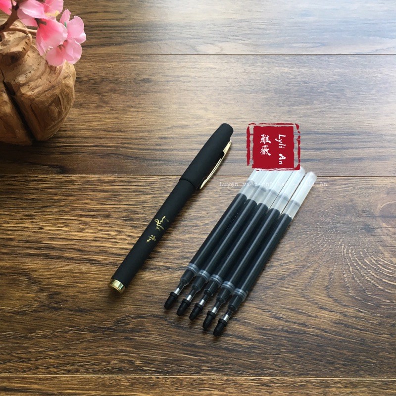 Bộ bút gel luyện viết chữ Hán/ Nhật/ Hàn 0.7mm - bút tập viết chữ Trung Quốc