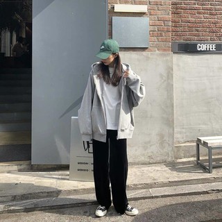 Áo khoác Hoodie trơn unisex chất nỉ cotton tàu siêu đẹp (có ảnh thật) Xưởng sỉ nguyễn hoa cực đẹp