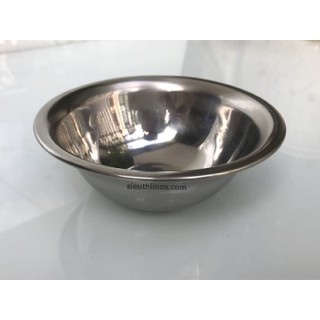 Bát inox miệng loe.