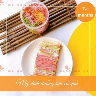 Mỳ rau củ quả dinh dưỡng ăn dặm cho bé 7m+