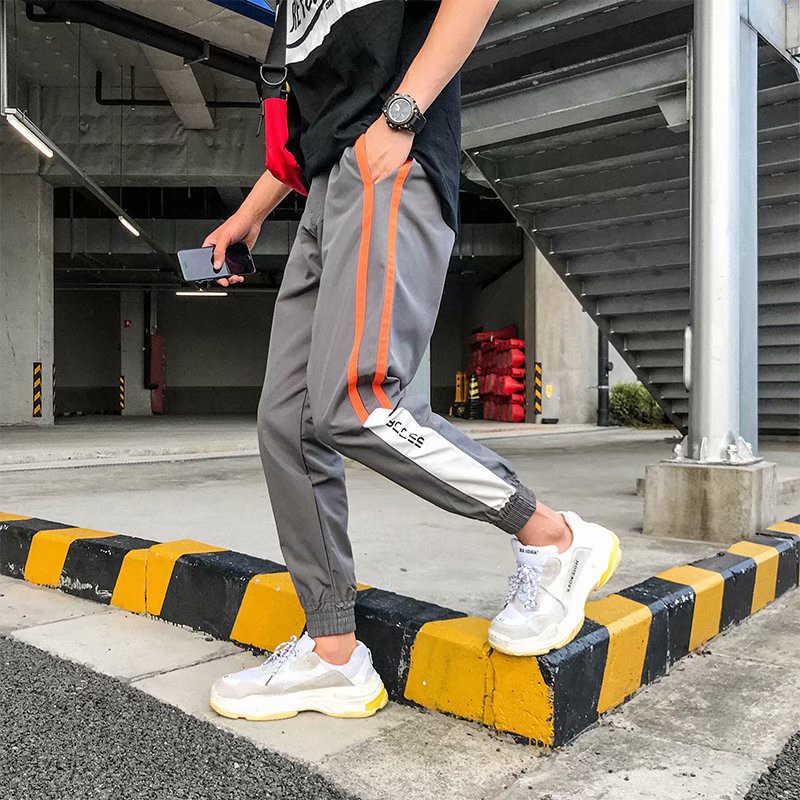 Men's fashion striped wide leg pants | BigBuy360 - bigbuy360.vn