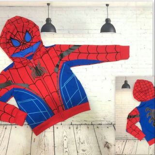 Áo Khoác Spider man người nhện Samkids