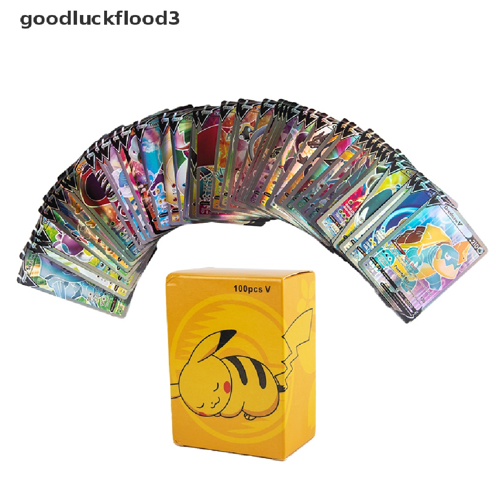 Bộ 100 Thẻ Bài Pokemon Tiếng Anh 50V + 50VMAX
