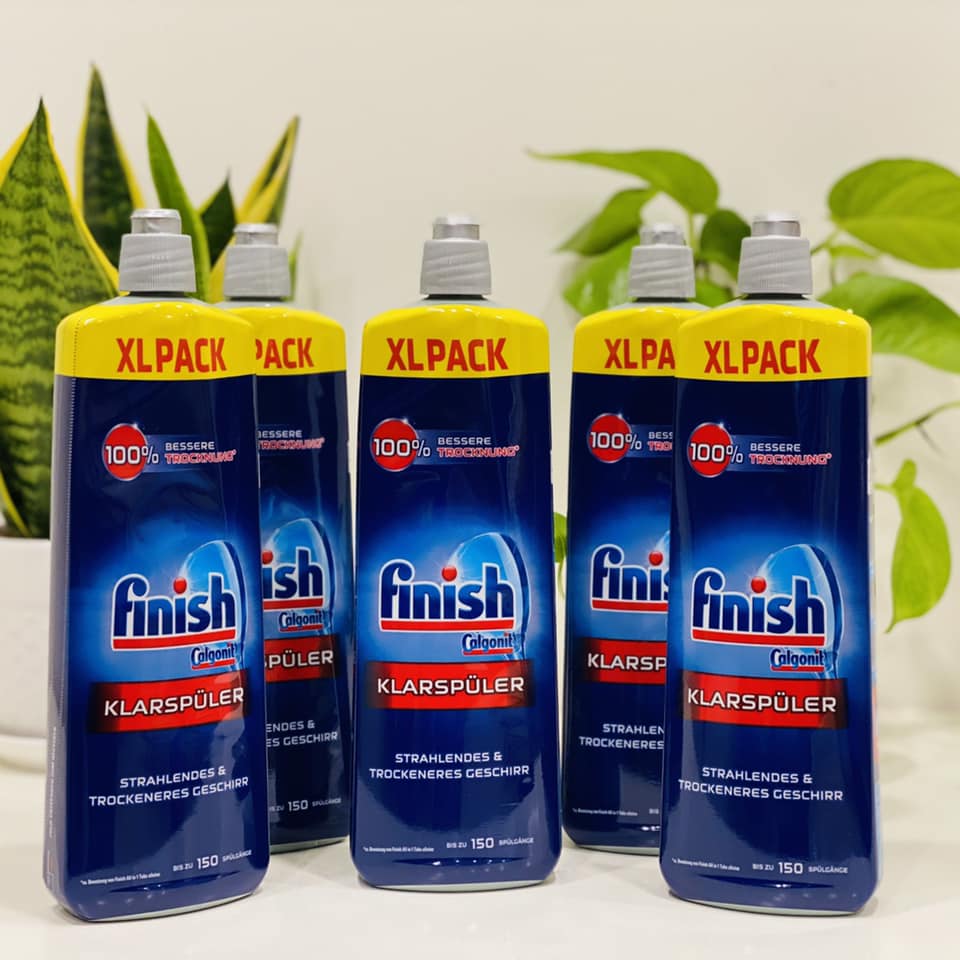  Nước làm bóng dùng cho máy rửa bát Finish 1150ml [Hàng Đức]