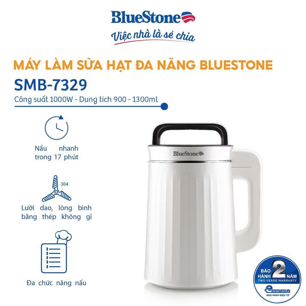 ❁☋✈Máy làm sữa hạt đa năng BlueStone SMB-7329