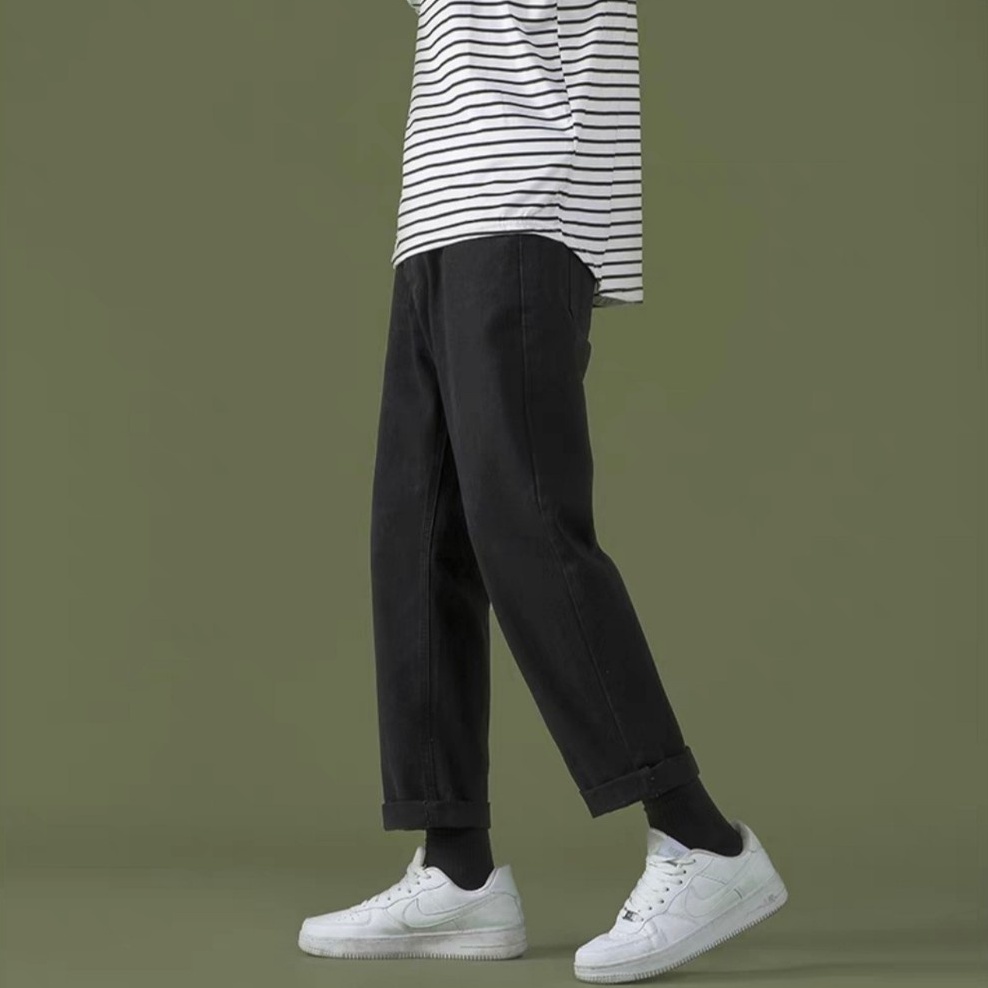 Baggy nam Pantony, Quần baggy jean nam trơn ống suông trẻ trung Hottrend 2021 | BigBuy360 - bigbuy360.vn