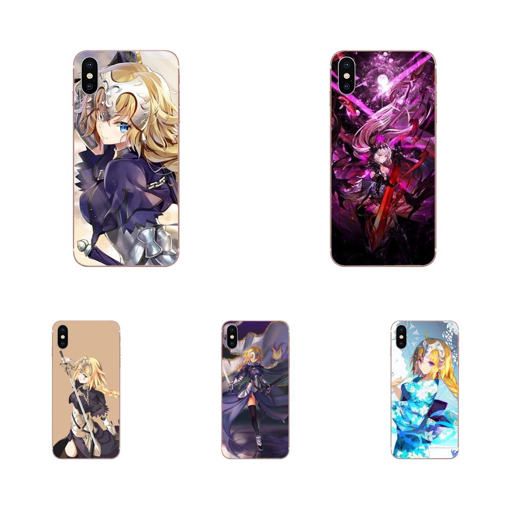 Ốp Điện Thoại Silicon In Hình Anime Jeanne D 'Arc Cho Iphone 11 Pro X Xs Max Xr 4 4s 5 5c 5s Se Se2 6 6s 7 8 Plus