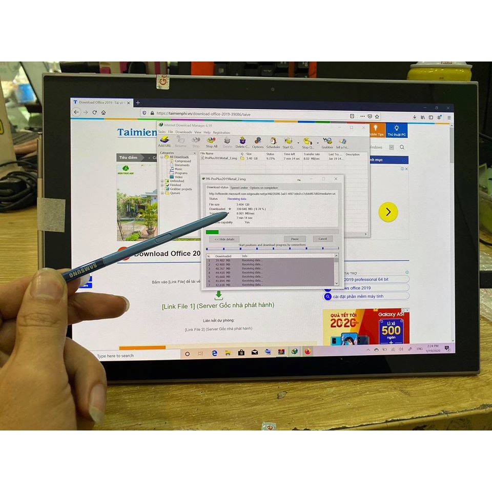 Máy Tính Bảng Galaxy Book 2 - Chính hãng || 4/128GB 12 inh Kèm bút và Bàn Phím || HĐH Win 10 , 4G LTE | BigBuy360 - bigbuy360.vn