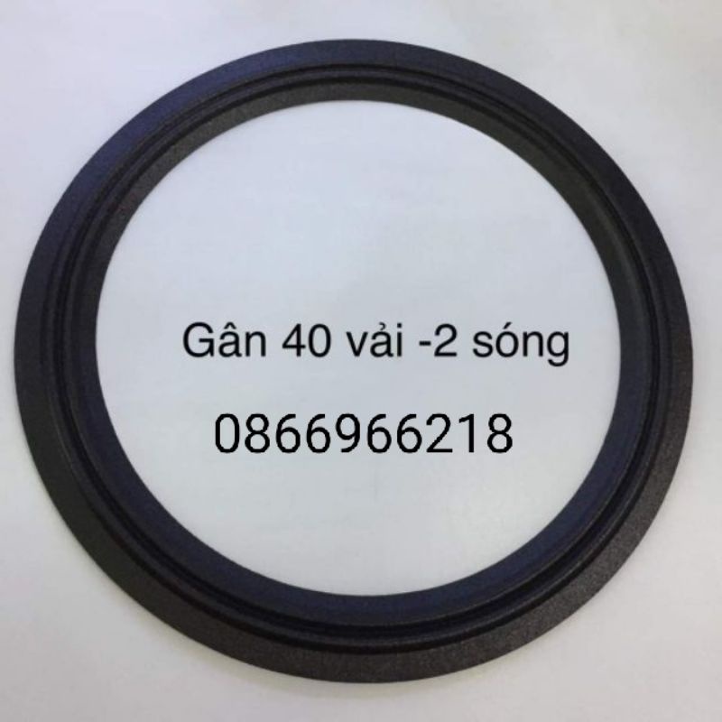 Gân loa bass 40 gân vải 2 sóng.