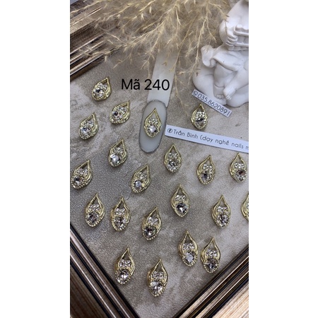 Charm xịn gắn móng tay mã 233- mã 244