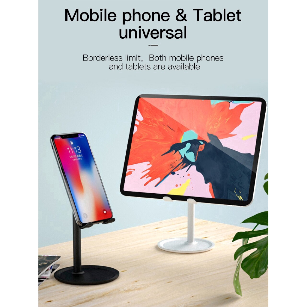 Giá đỡ điện thoại iPhone/máy tính bảng iPad Air để bàn bằng kim loại cao cấp