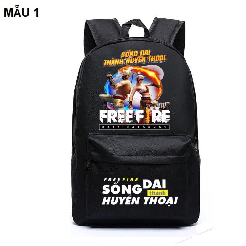 Balo Đi Học Free Fire - Thích Khách Âm Dương kèm chất lượng