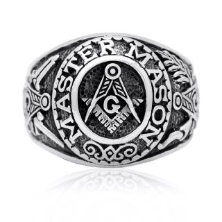 Nhẫn Hình La Bàn Masonic Độc Đáo