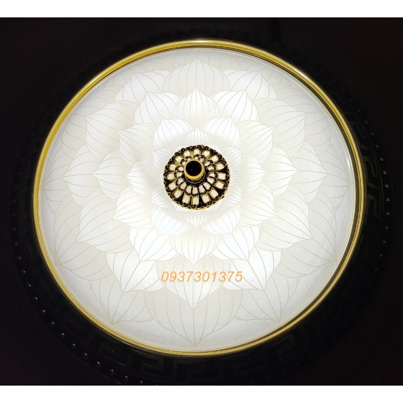 Đèn Ốp Trần Trang Trí Y013 Đường Kính D320mm Đèn Led 3 Chế Độ Ánh Sáng - Bảo Hành 2 Năm
