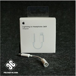 Cáp chuyển đổi cổng Lightning sang Jack tai nghe 3.5 - Cáp chuyển đổi tai nghe cho iPhone-Ko bật bluetooth