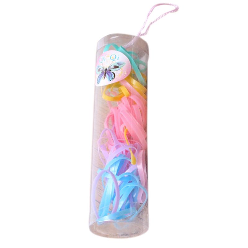 Dây Thun Cột Tóc 8 Kiểu Màu Sắc Kẹo Ngọt Dành Cho Bé Gái