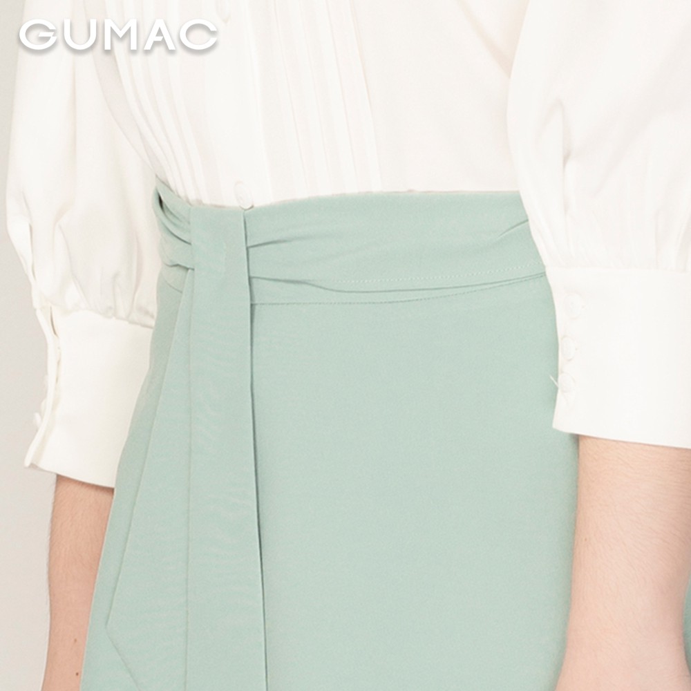 [Mã WABRGUSBD2 giảm 10% tối đa 50k đơn từ 250k] Chân váy nữ oversize thắt nơ GUMAC VA970 | BigBuy360 - bigbuy360.vn